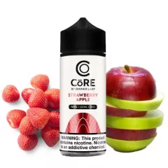 Dinner Lady Core Strawberry Apple 120ML Premium Likit