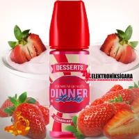 Dinner Lady Strawberry Custart 60ML Premium Likit