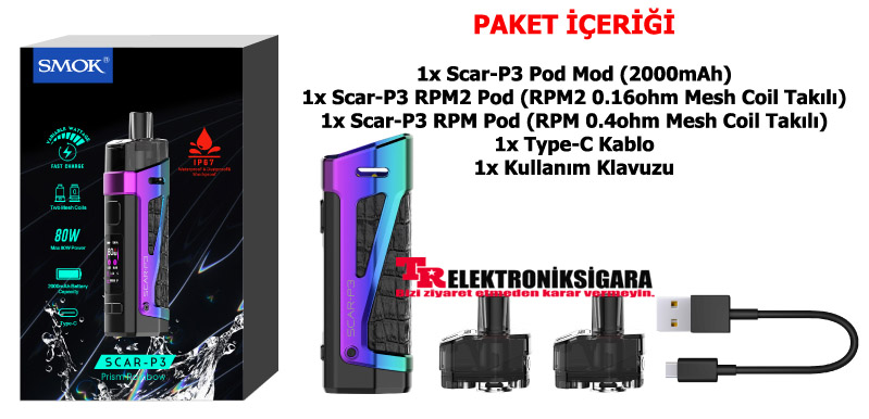 Smok SCAR-P3 Pod Mod Elektronik Sigara