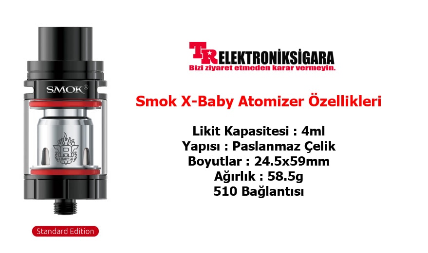 Smok X-Baby Atomizer 4ml