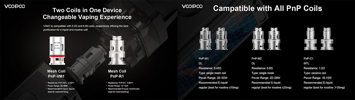 Voopoo VINCI  40W Pod Mod Elektronik Sigara